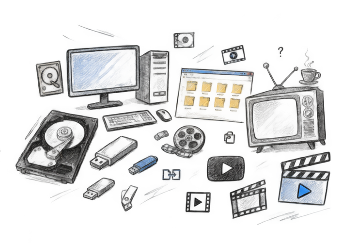 Ilustración de MIRON, De venta de audiovisuales?
